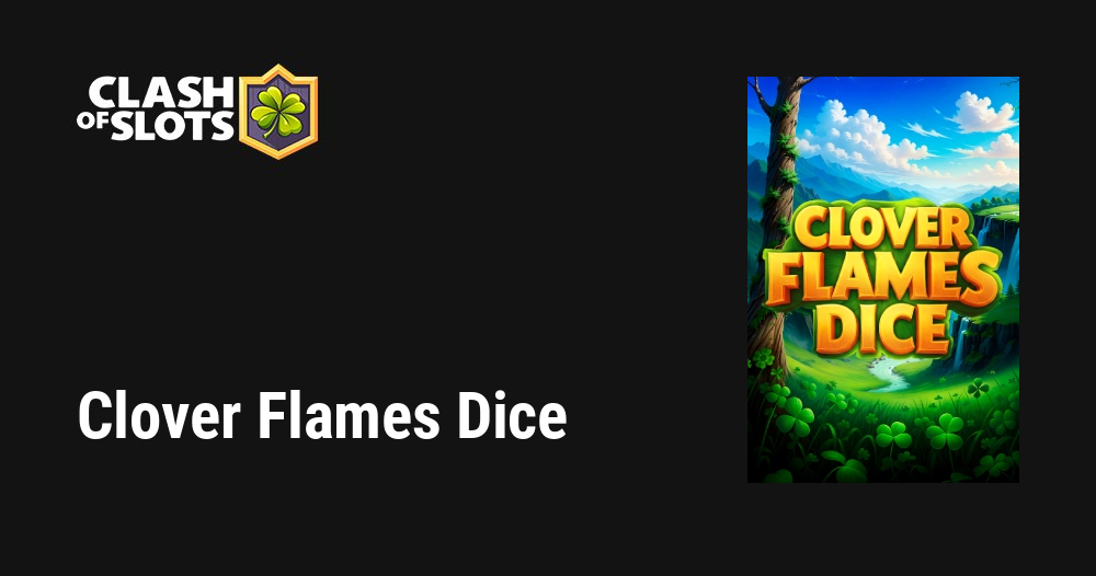Clover Flames Dice