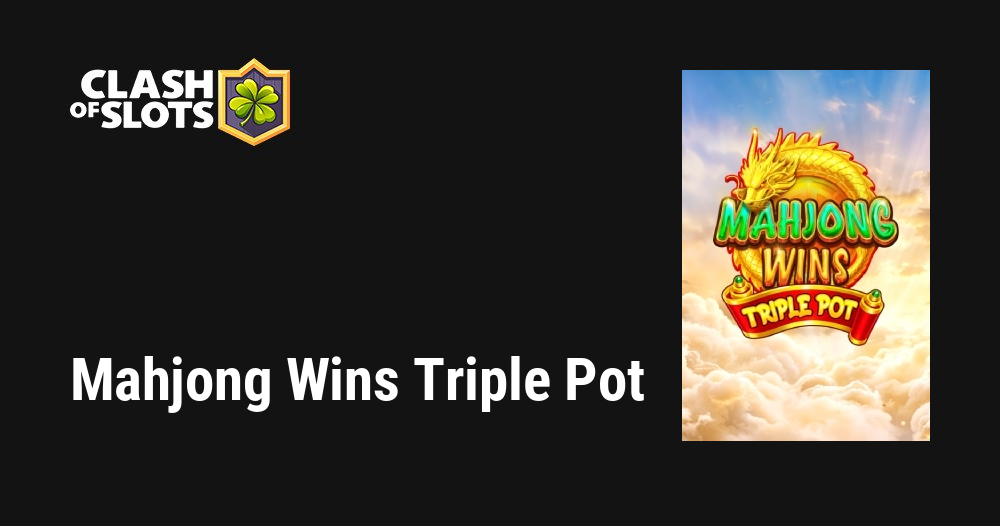 Mahjong Wins Triple Pot