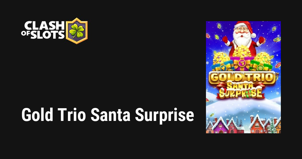 Gold Trio Santa Surprise