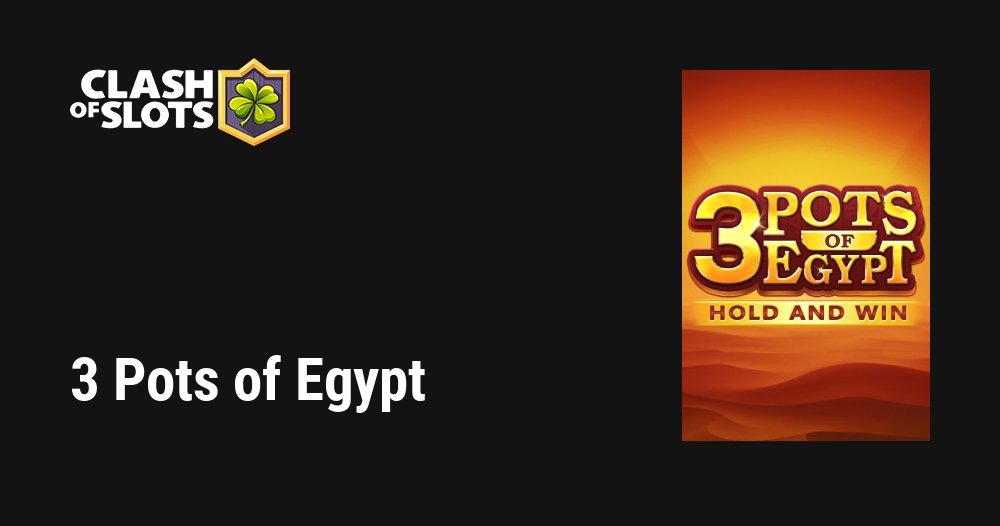3 Pots of Egypt