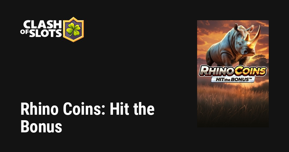 Rhino Coins: Hit the Bonus